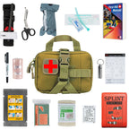 IFAK Trauma Kit First Aid Pouch Emergency Tourniquet Chest Seal Survival Gear and Equipment with Molle Car Travel Hiking