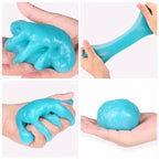 Biodegradable Auto Detailing Slime for Air Vent Console Eco-Friendly Deep Cleaning Gel for Electronics Home Office
