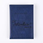Passport Holder Wallet Cover Travel Essentials Pu Leather Card Case International Travel Accessories for Women/Men
