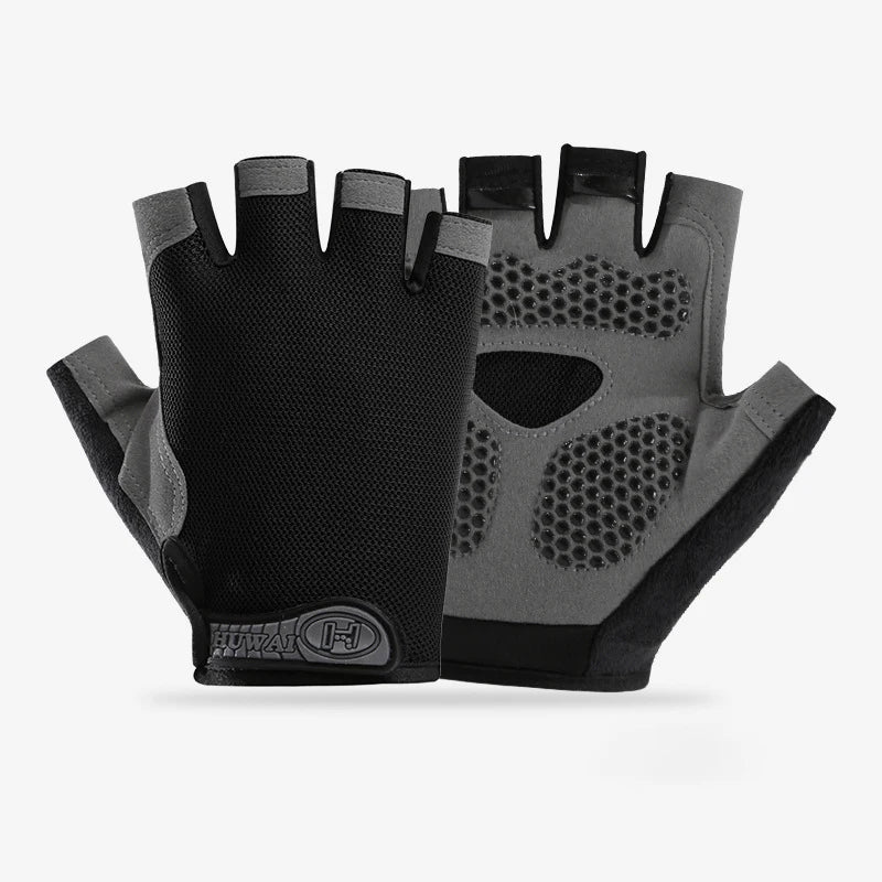 Anti-Slip Breathable Workout Gloves, Fingerless Fitness Training Gym Gloves for Men Women Bodybuilding Cycling Exercise Image principale du produit