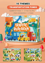 Montessori Baby Busy book My First Quiet Book Paste Early Learning Education Toy Children Toy Matching Game for Babies