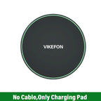 New Wireless Charger For iPhone 17 16 15 14 13 Pro Max Induction Fast Charging Pad Dock Station For Samsung S24 Xiaomi Huawei