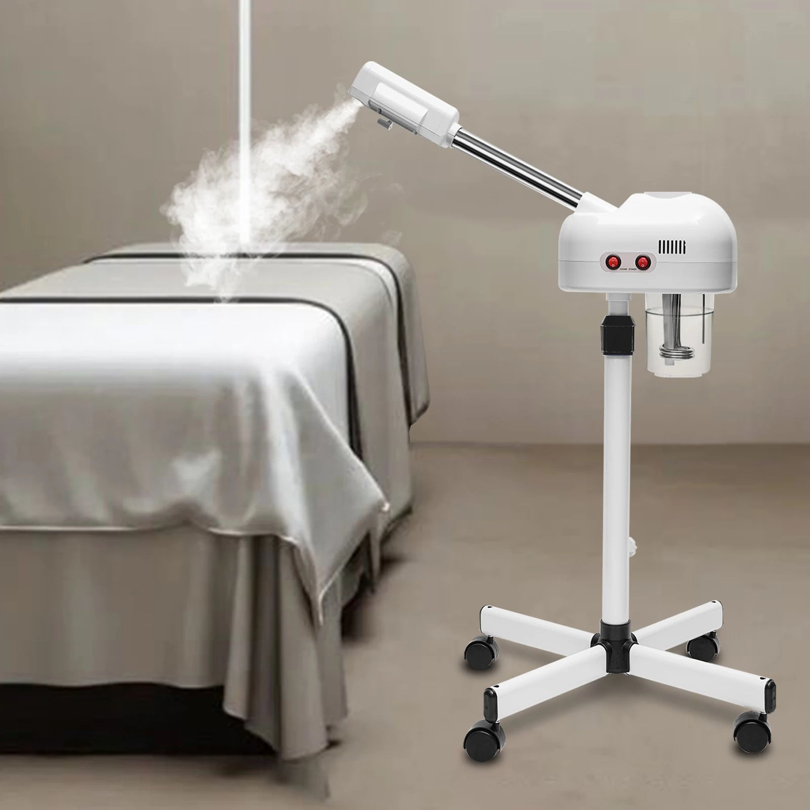750ML Professional Facial Steamer, 800W Adjustable Skin Care Equipment, Steamer for Salon Beauty and Spa Shop Imagem principal do produto