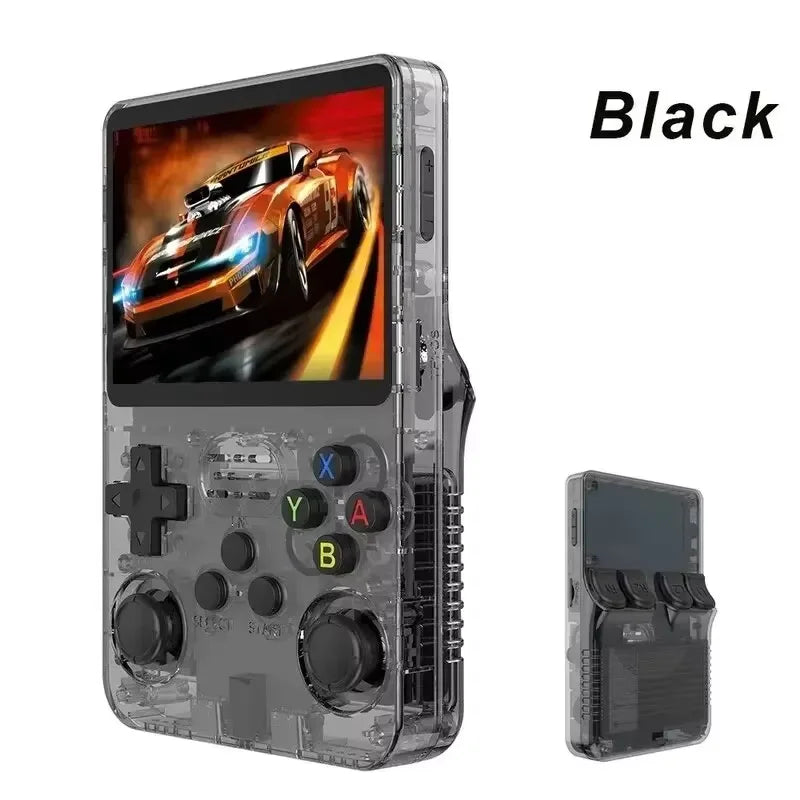 R36S Retro Handheld Video Game Console Linux System 3.5 Inch IPS Screen R35s Plus Portable Pocket Video Player 64GB 128GB Imagem principal do produto