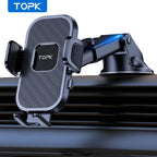 TOPK Car Phone Holder Air Vent Suction Cup Mount for iPhone Xiaomi Samsung Auto Mobile Support GPS Stand Dashboard Bracket