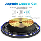 New Wireless Charger For iPhone 17 16 15 14 13 Pro Max Induction Fast Charging Pad Dock Station For Samsung S24 Xiaomi Huawei