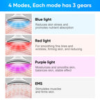 Handheld Face Massager Comfortable Facial Massager Face and Neck Beauty Device for Skin Care Adults Men and Women White