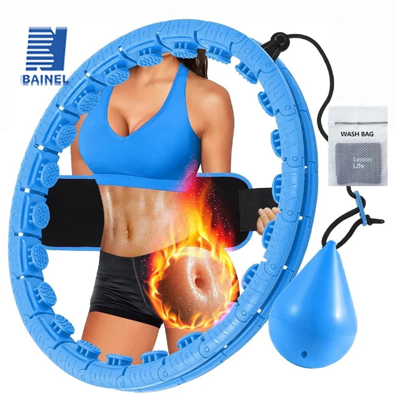 Fitness Hoop Weights to Exercise At Home Sports Entertainment Sport Equipment for Slimming Gym Ring Portable Body Imagen principal del producto