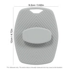Exfoliating Silicone Brush Cleanser No Slip Handle Body Scrubber Cleans and Massages Skin Bathroom Accessories Bath Brush