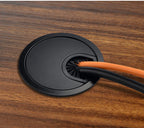 50/53/60mm Office Table Wire Hole Covers Computer Desk round metal decoration box Furniture Hardware Fittings