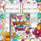 Fitness Tracker Weight Loss Plan Book 104 Pages 12 Weeks Monthly Planner Progressive Wellness Planner Diet Meal Notepad Health