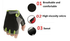 Anti-Slip Breathable Workout Gloves, Fingerless Fitness Training Gym Gloves for Men Women Bodybuilding Cycling Exercise