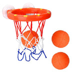 Baby Bath Toy Mini Shooting Basket Frame Toys Bathtub Shooting Basketball Play Water Game Toy Set with 3 Balls for Kids Children