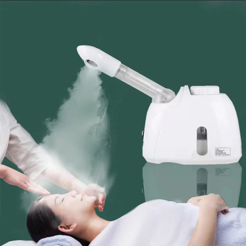 Ozone Facial Steamer Warm Mist Humidifier for Face Deep Cleaning Vaporizer Sprayer Salon Home Spa Skin Care Whitening Imagen principal del producto