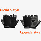 Anti-Slip Breathable Workout Gloves, Fingerless Fitness Training Gym Gloves for Men Women Bodybuilding Cycling Exercise
