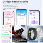 New Sport Fitness Tracker Smart Bracelet Men Women Heart Rate Sleep Monitor Pedometer Call Reminder Waterproof Smartwatch Band