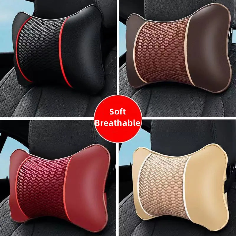 Car Universal Headrest Pillow - Support Cushion, Seat Head Support Protector for Auto Travel Main image