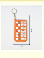 Kids Self-Discipline Checklist Memo Board Portable Keychain Visual Habit Tracker for Children Daily Task