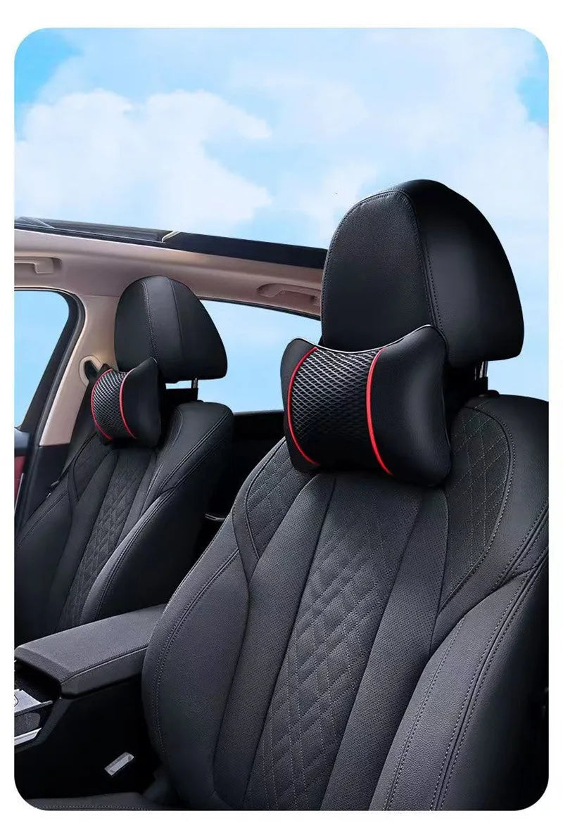 Car Universal Headrest Pillow - Support Cushion, Seat Head Support Protector for Auto Travel
