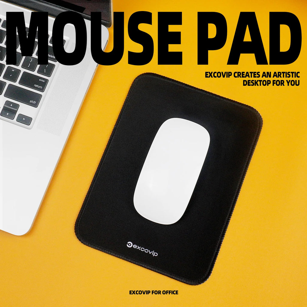 EXCO Mini Mouse Pad Office Mousepad Small with Stitched Edge Non-Slip Rubber Base for Home Laptop Computer Desk Gaming