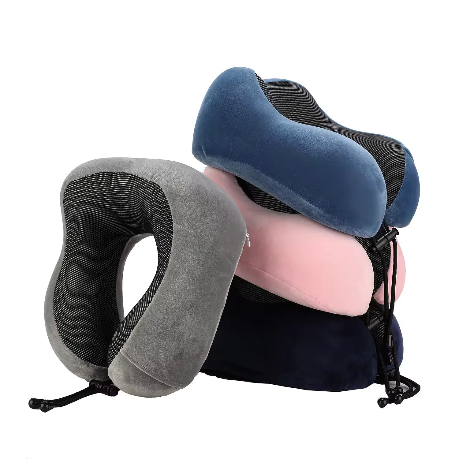 1pc U Travel Memory Cotton Pillow NeckMotor Cars And Aeroplanes NapMagnetic Fabric Ushaped Image principale du produit