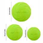 Dog Toys Silicone Flying Disc Fashion Multicolor Resistant Chew Toys Puppy Outdoor Game Trainning Interactive Supplies