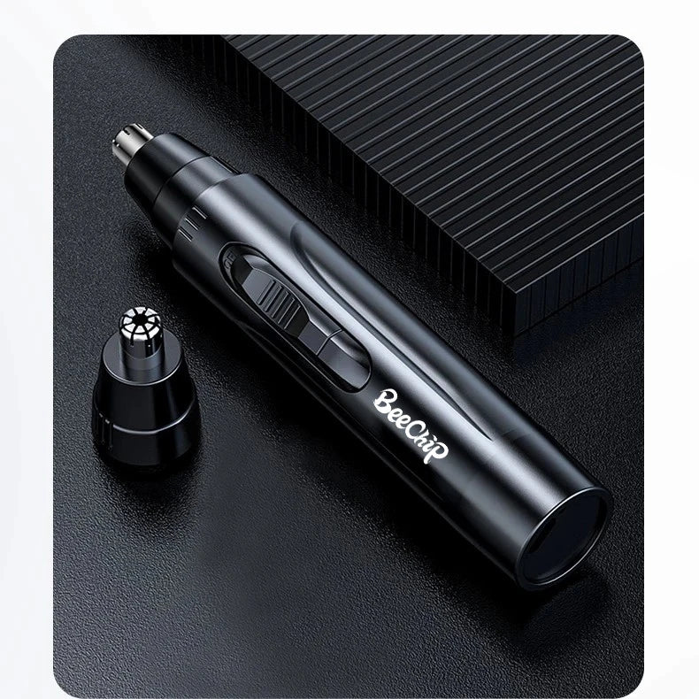 1 PCS Black Electric Nose Hair Trimmer Ear and Nose Hair Trimmer Professional Painless Nose Hair Trimmer For MenAnd Women