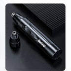 1 PCS Black Electric Nose Hair Trimmer Ear and Nose Hair Trimmer Professional Painless Nose Hair Trimmer For MenAnd Women