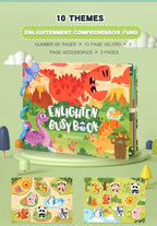 Montessori Baby Busy book My First Quiet Book Paste Early Learning Education Toy Children Toy Matching Game for Babies