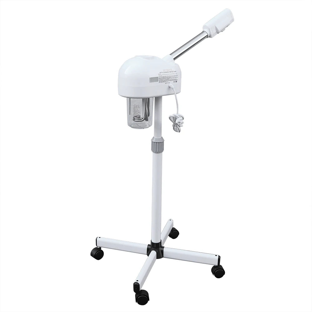 110V US Plug Facial Steamer - 360° Rotatable 0.2Gal Large Tank 42℃ Warm Steam Ozone Negative Ion Skin Care Equipment Image secondaire du produit