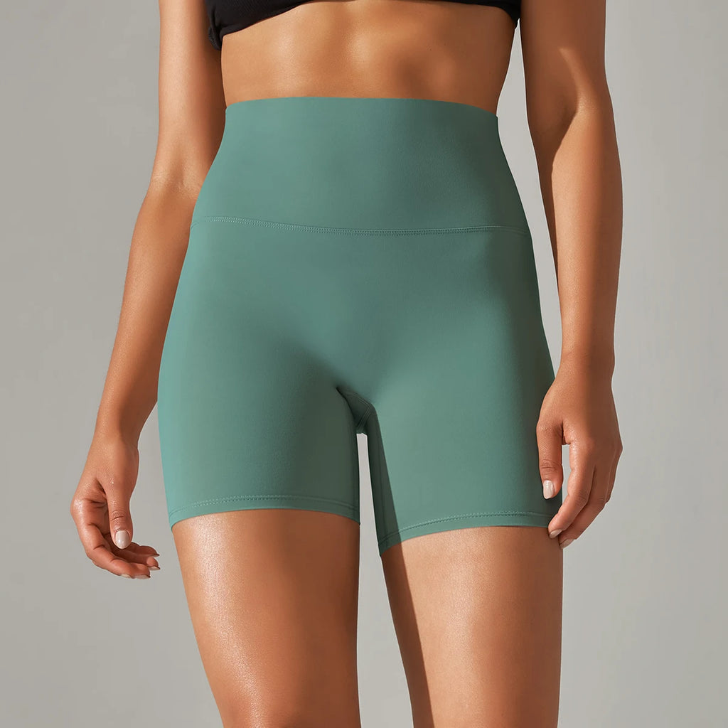 Yoga Shorts Women Fitness Shorts Running Cycling Shorts Breathable Sports Leggings High Waist Summer Workout Gym Shorts
