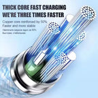 Braided 35W Fast Charge PD Cable For iPhone 13 14 Pro Max 11 12 mini X XR XS Max 7 8 Plus Quick Charging USB-C Data Cables 1m 2m