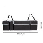 Versatile Oxford Cloth Car Trunk Storage Bag Rear Seat Back Hanging Vehicle Organizer Box for Automobile Interior