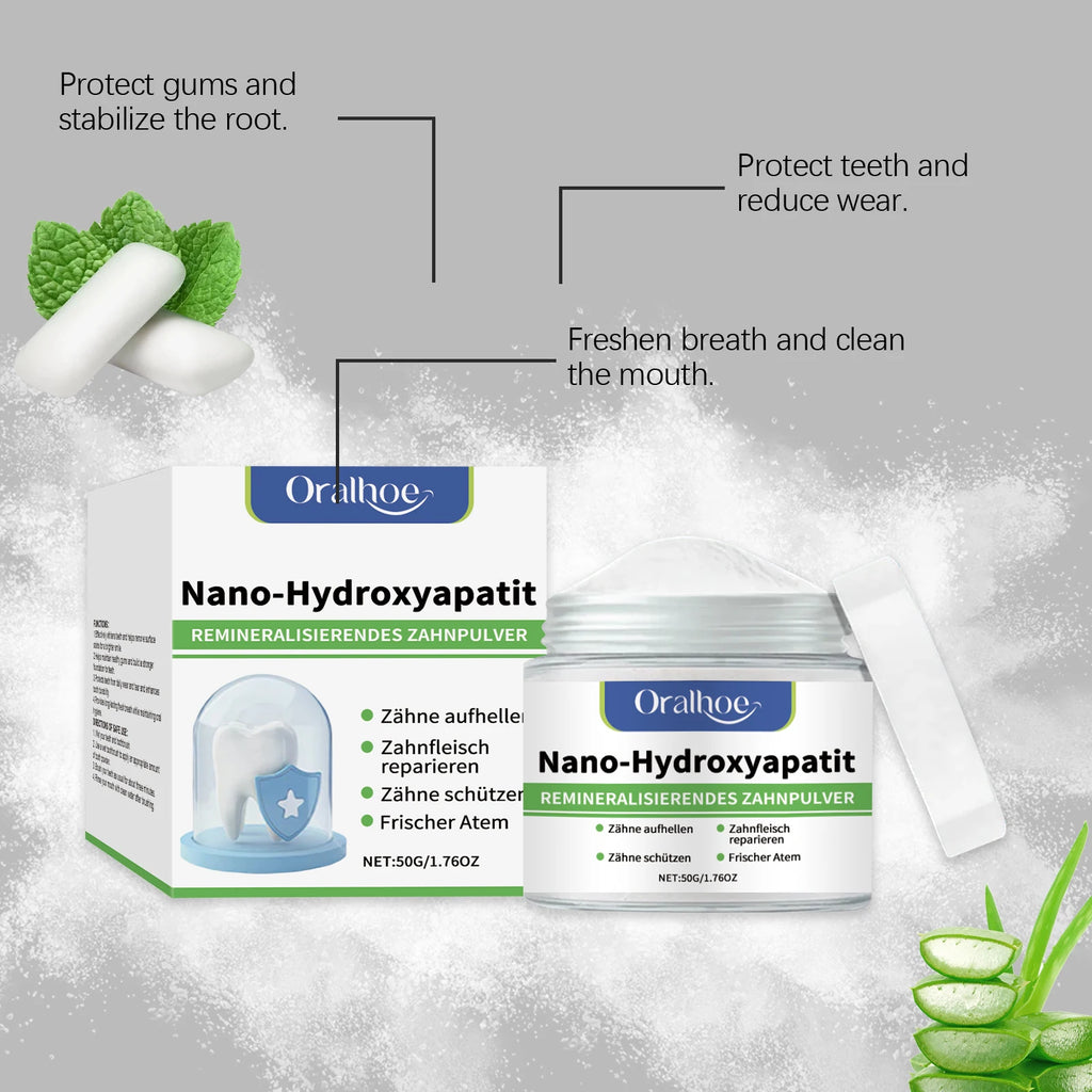 Teeth Whitening Powder Remove Plaque Stains Deep Cleaning Oral Improve Oral Smell Repair Enamel Sensitive Brighten Tooth Care