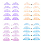 5Pairs Eyelash Perm Pads Silicone Lash Lifting Rods Shell-shape 3D Eyelash Extension Curler Lash Perm Shield Makeup Accessorie