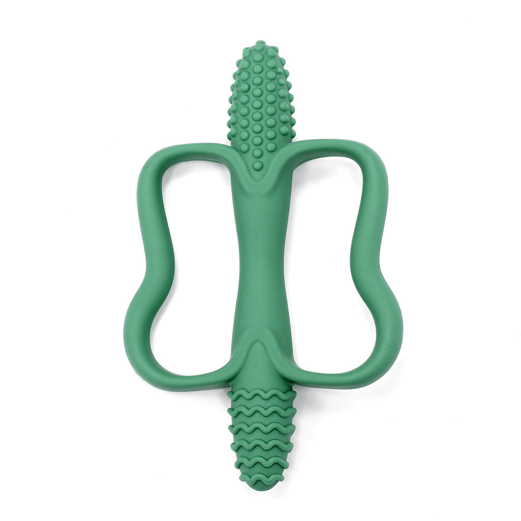 Baby teething toys with easy-grip handles, food-grade silicone teething toys, suitable for babies 0-6 months, 6-12 months