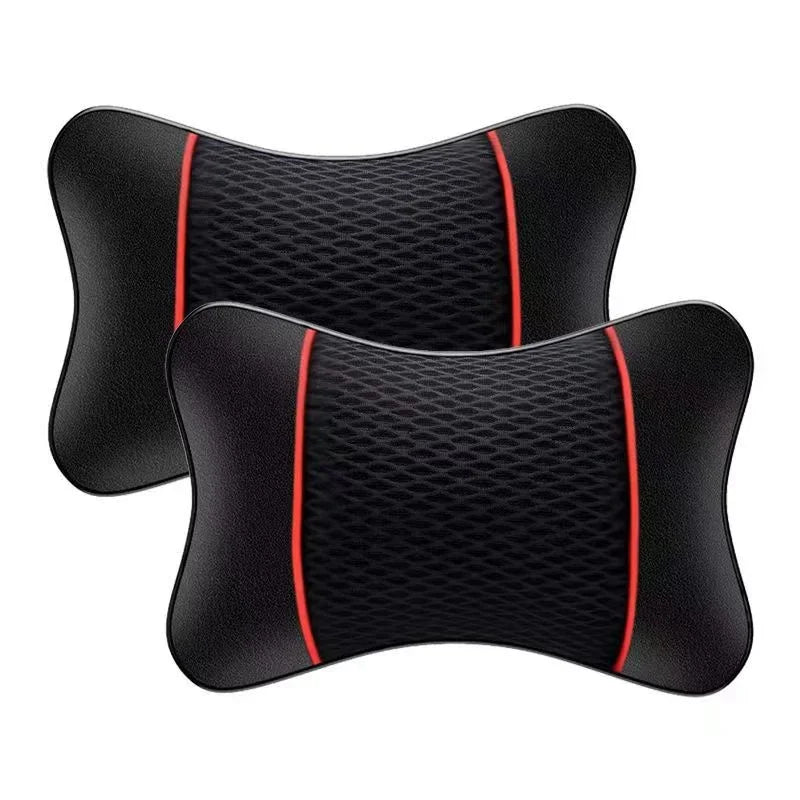 Universal Car Headrest Pillow Seat Head Support Protector for Auto Travel Comfortable Soft Headrest for Vehicle Seat