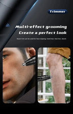 1 PCS Black Electric Nose Hair Trimmer Ear and Nose Hair Trimmer Professional Painless Nose Hair Trimmer For MenAnd Women
