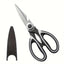 Multifunctional kitchen scissors Household fish cutting meat scissors Stainless steel scissors