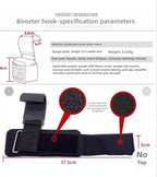 1/2PC Non-Slip Weight Lifting Hookspremium Pair of Straps Weightlifting Deadlift Chin Pull Up and Exercise Fitness Hook Training