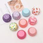 100PCS Cake Cups Paper Cupcake Liner Wrappers Cup Baking Muffin Boxes Cake Liners Cake Decorating Pastry Tools Bakeware Supplies
