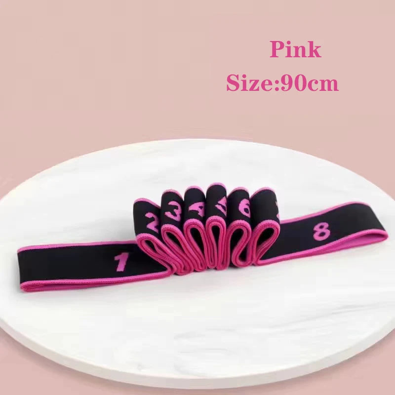 Fitness Exercise Women Man Latin Dance Elastic Stretch Belt Exercise Pull Strap Sports Yoga Resistance Band For Body Building