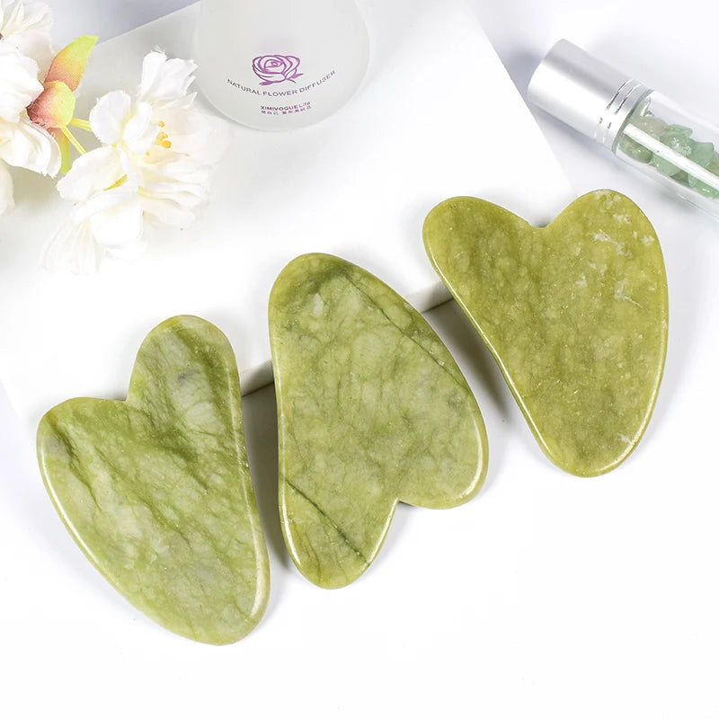 Natural Massager For Face Gouache Scraper Facial Massage Jade Guasha Scraper Gua Sha Skin Scraping Skincare SPA Dropshipping