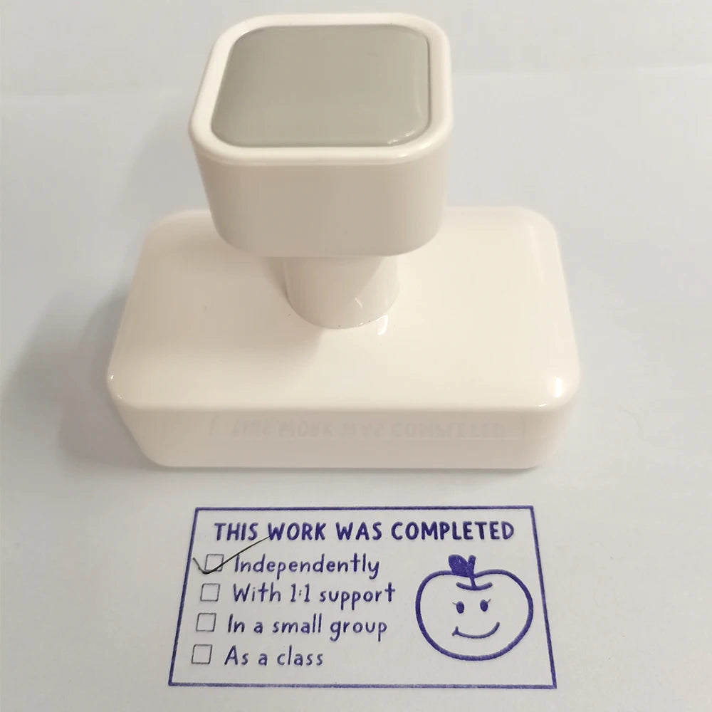 Learning Goal Stamp Set - Achieved, being achieved, not yet achieved - Teacher Grading Stamp - English Text Grading Stamp This w