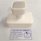Learning Goal Stamp Set - Achieved, being achieved, not yet achieved - Teacher Grading Stamp - English Text Grading Stamp This w
