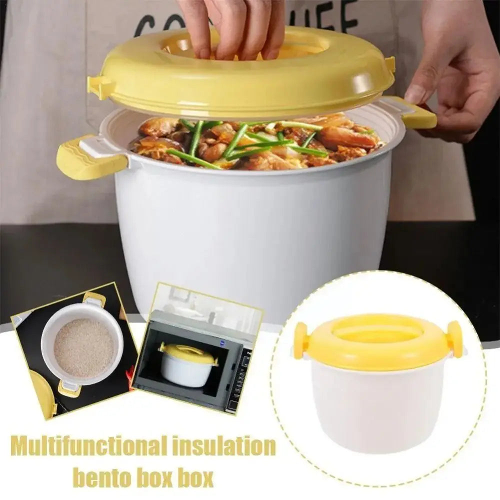 Microwave Rice Cooker Steamer Pot Pastamaker Oven Veggie Cookware Cooking Soup Pressure Pots Bowl Micro Vegetable Container Imagen principal del producto