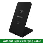 Wireless Charger Station Earphone Phone Fast Charging Charger Holder For iPhone 16 15 14 13 Pro Max Samsung S24 S23 Xiaomi