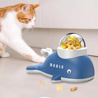 NEW Slow Feeder Dog Toy, Whale Puzzle Treat Dispenser For Mental Enrichment, Healthy Feeding & Indoor Exercise For All Dogs