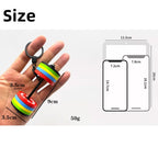 New Barbell Keychain DlY Silicone Dumbbell Keychain Gym Gifts for Gym Lovers Fitness Trainer Gift Backpack Car Key Pendant
