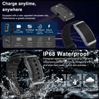 New Sport Fitness Tracker Smart Bracelet Men Women Heart Rate Sleep Monitor Pedometer Call Reminder Waterproof Smartwatch Band